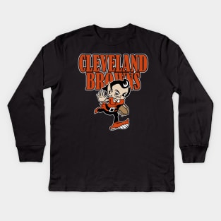 Cleveland Browns - elf Kids Long Sleeve T-Shirt